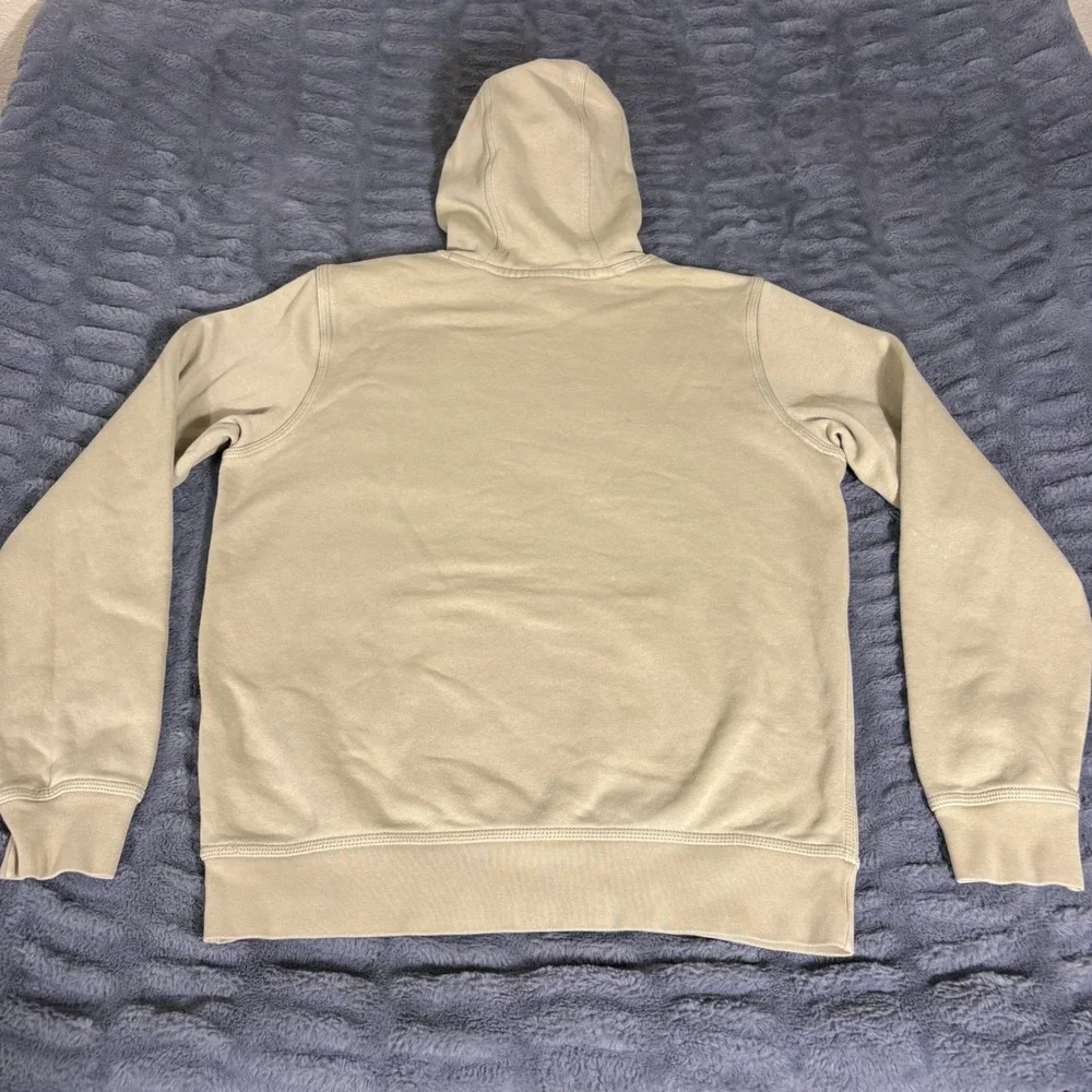 Nike Sportswear Club Fleece Pullover Hoodie Khaki Beige Mens Medium 811457-250